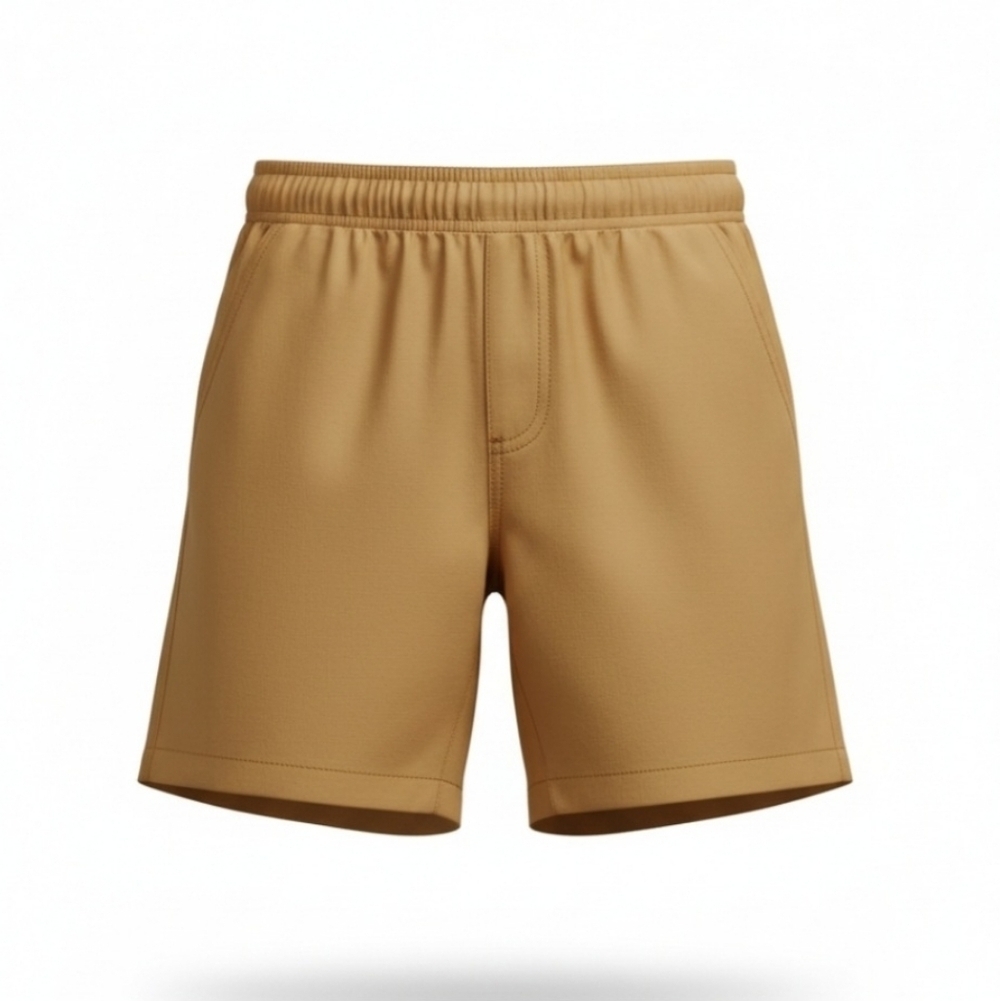 Carter's Tan BoysClassic Shorts Elastic Waist EUC Size 5 Front Pockets